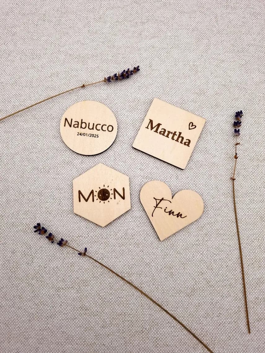 Wooden magnet