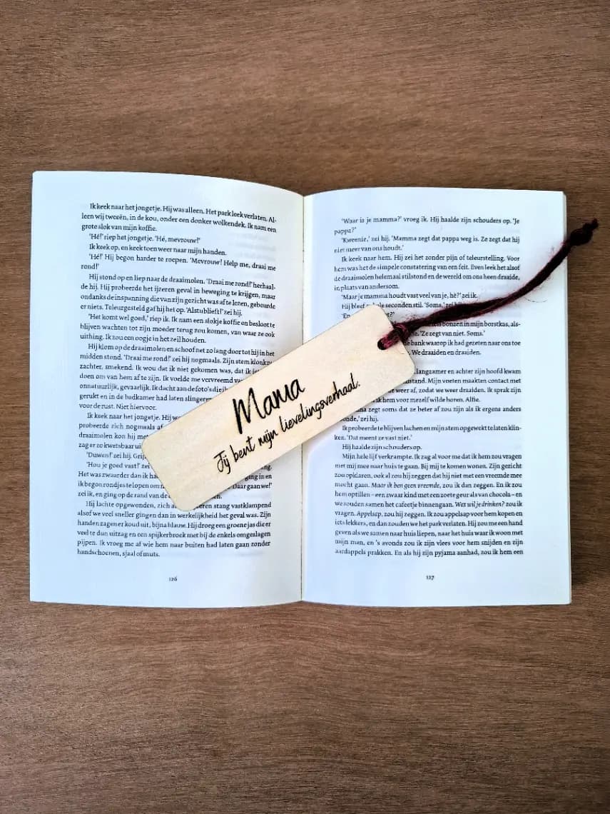 Wooden Bookmark